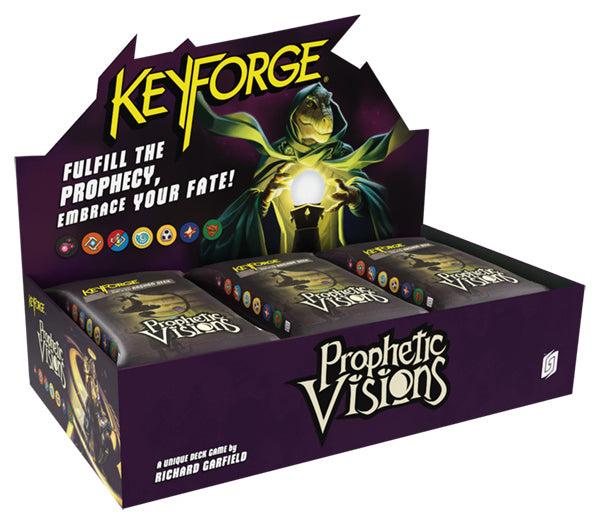 KeyForge Prophetic Visions Booster Box Display | Unique Deck Game ...