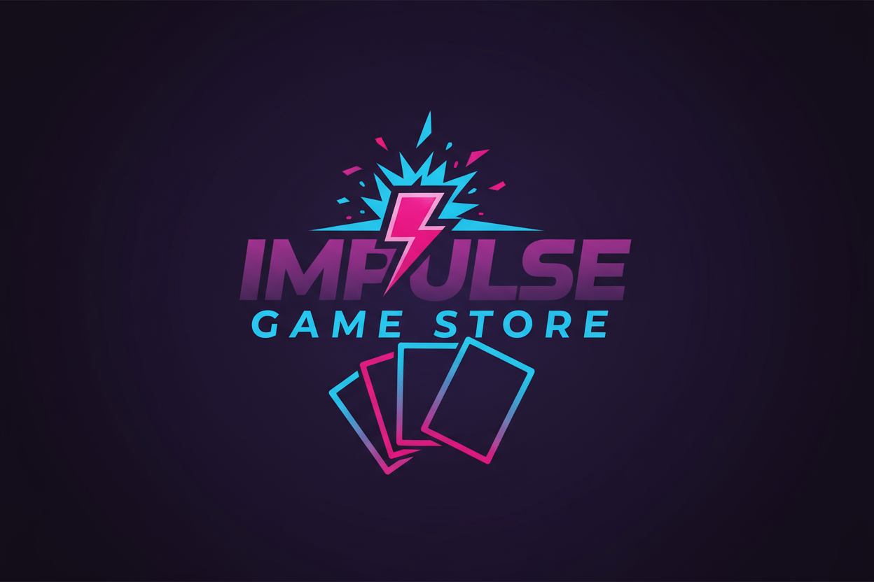 Impulse Game Store Logo - Energy Burst